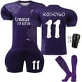 thumbnail image 1 of Boys Girls MBAPPE 10# RODRYGO 11# VINI JR.7# KROOS 8# Kids Football Jersey Suit, 1 of 2