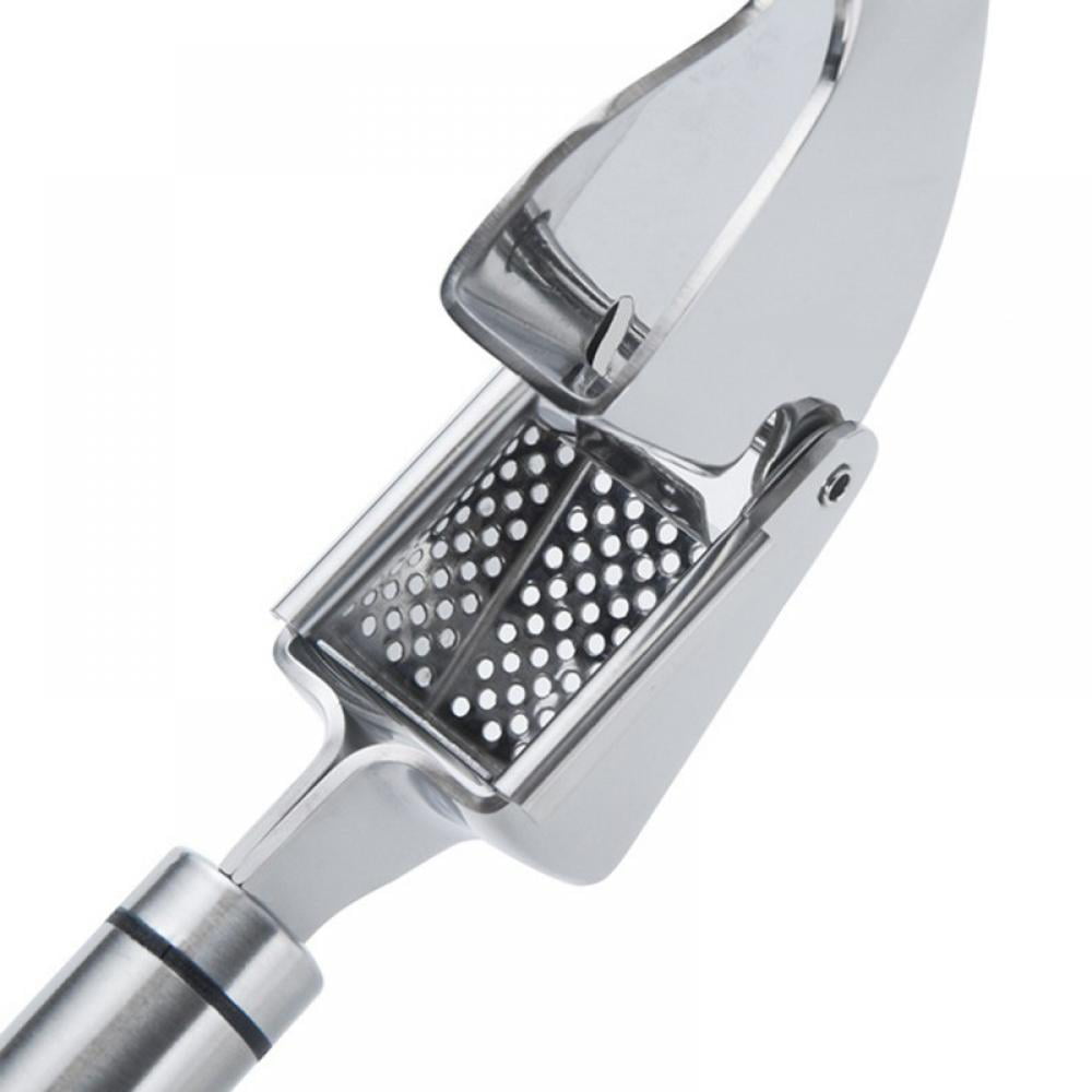 Dropship Kitchen Garlic Press With Soft; Easy To Squeeze Ergonomic Handle -  Garlic Mincer Tool With Sturdy Design Extracts More Garlic Paste - Easy To  Clean Garlic Crusher And Ginger Press (Silver)