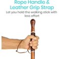 thumbnail image 5 of Wooden Walking Stick - Willow Cane for Seniors Hiking &  - Heavy Duty Carved Twisted Wood Sticks for Men & Women -  Support Pole for Outdoor Trekking & Weight Bearing, 5 of 8