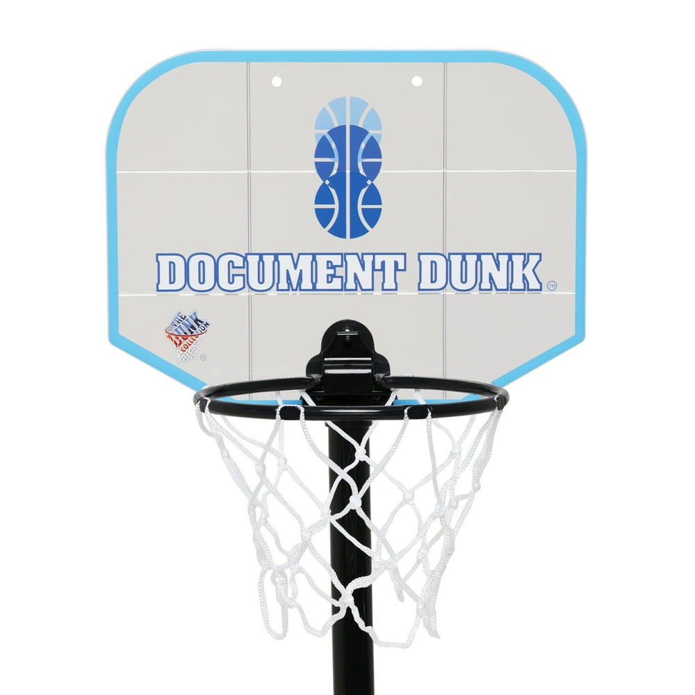 The Dunk Collection Document Dunk The Trash Can Basketball Hoop for