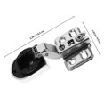 thumbnail image 2 of unbranded 2Ud Bisagras De Gabinete Para Puertas Y Con Suave Y Acabado Elegante, 2 of 8