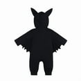 thumbnail image 2 of Emy Dola My First Halloween Outfit Newborn Baby Boy Bat Jumpsuit One-Piece Infant Girl Bat Wing Hoodie Romper 0-18 Months, 2 of 7