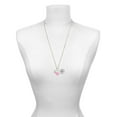 thumbnail image 3 of Delight Jewelry Silvertone 3-D Tiara - Light Pink Heart Nurse Strong Zoe Necklace, 3 of 4