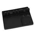 thumbnail image 1 of tredstone 2 In 1 Silicone Spoon Rest Scoop Holder Kitchen with Drip Pad 5 Slots Non-slide Draining Rack Spatula Organizer Black 2, 1 of 6