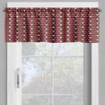 thumbnail image 2 of Ambesonne Valentine Window Valance, Vibrant Heart Romance, 54" X 12", Brown Fuchsia, 2 of 5