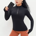 thumbnail image 4 of Playera Blusa Deportiva Gym Casual Manga Larga Mujer Elastic, 4 of 7