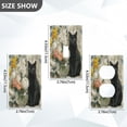 thumbnail image 2 of Light Switch Cover Switch Plate Outlet Cover Plug Cover for Electrical Duplex Outlets Black Cat and Glass Vase, 2 of 6