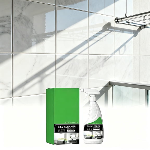 Tile Cleaning Solution Bathroom Wall Floor Marble Ceramic Stubborn Stains Hard Water Scale Remover 500ml