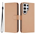 thumbnail image 2 of Compatible with Samsung Galaxy S20 Ultra Wallet Case with RFID Blocking Credit Card Holder, PU Leather Folio Flip Kickstand Protective Shockproof Anti-fall Phone Case Cover Women Men,Nude, 2 of 12