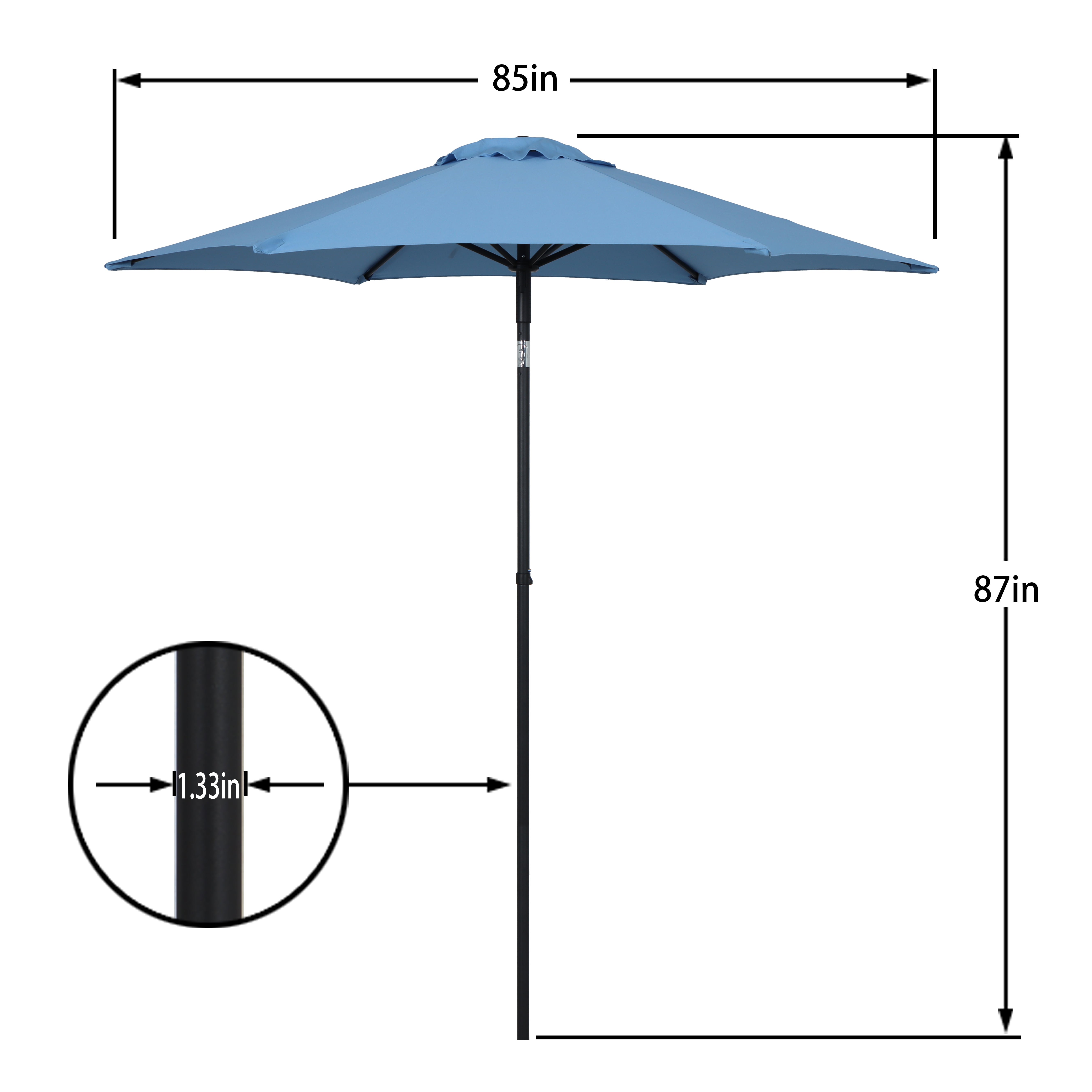 dunham's patio umbrellas Rectangular Heavy Duty Cantilever Umbrella,UV-Resistant Patio Umbrella