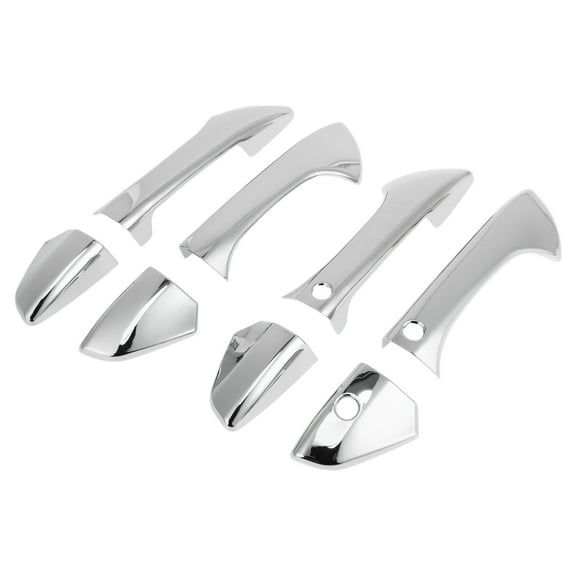 1 Set Car Door Handle Cover for Honda Accord 2008-2012 Outside Silver Tone ABS