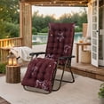 thumbnail image 6 of CJC Chaise Lounge Cushion Printed  Indoor Rocking Chair Cushion Outdoor  Cushions w/ Ties, 6 of 8