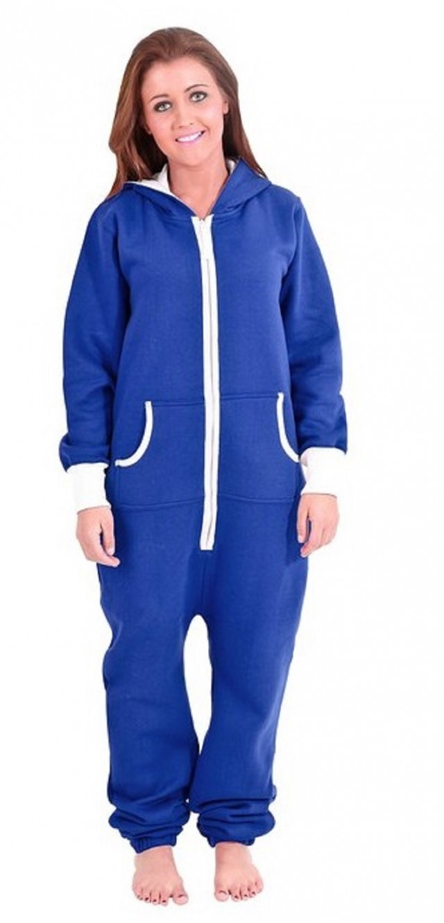 Women's NonFooted One Piece Pajamas Sleepwear Adult Bodysuit Ladies