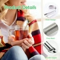 thumbnail image 2 of ACDANC 2026 New 2 Pack Tea Infusers,Extra Fine Mesh Tea Strainer for Loose Tea,Stainless Steel Long Handle Tea Steeper Diffuser for Leaf Tea,Coffee,Spices,Seasonings, 2 of 7