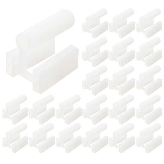 ETHZZLE 100Pcs White Outlet Plug Safety Covers 3 Prong Electrical Outlet Protectors