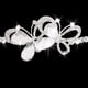 thumbnail image 5 of Banda Pa Cabeza Del cabellero cabellero De Diadema Nupcial De Miposa Doble Plateada Colco Tiara de cristal, 5 of 6