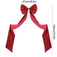 thumbnail image 3 of geerera Giant Satin Bow Decor, 75x18 Inch Large Ribbon Bow, for Christmas Tree Topper, Wedding Backdrop, Party Wall Decor, 3 of 6