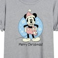 thumbnail image 3 of Disney - Mickey Merry Christmas - Juniors Ideal Flowy Muscle T-Shirt, 3 of 5