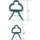 thumbnail image 2 of 100 Piezas Clips para Plantas Clips Estables Clips para Plantas, Clips para Plantas de Jardín de 2 Tamaños Reutilizables para Brotes Pequeños y Grandes Espalderas Arcos de Rosas Ayudas para Escalar Sincero Hogar, 2 of 7