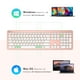 thumbnail image 2 of Combo de teclado y ratón inalámbricos iClever GK08 USB-C, 2 of 7