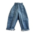 thumbnail image 2 of DOMELAY 1/6 Scale Wide Leg Pants 12 Inch Man Figure Trousers DIY Accessory, Dressing Up blue, 2 of 8