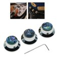 thumbnail image 4 of Guitar Control Knobs Volumn Inlaid Shell Compatible for Electric Guitar / Bass Chrome, 4 of 8