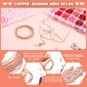 thumbnail image 4 of Alambre de joyería trenzado de calibre 20 y 23 pies, color naranja claro, de cobre, para abalorios, suministros para bisutería y manualidades., 4 of 9