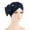 Navy_NY, variant on EGNMCR Head Scarf Women African Turban Flower Knot Pre-Tied Bonnet Beanie Cap Headwrap Women Solid Floral India Muslim Ruffle Chemo Hat Headwear Head Wraps Turbans Beanie Cap Headwraps