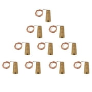 10 PCS LED Wine Bottle Lights Cork Shaped Bottle Stopper Lamp Super Bright Night Light Christmas Party Wedding Decoration