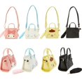 thumbnail image 2 of Mochila Kawaii Sanrio My Melody Hello Kitty Cinnamoroll, bolso de mensajero lateral de dibujos animados, bolso de mano de doble uso, bolsa de almacenamiento, 2 of 4