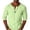 (Casual 112)Green, variant on DayScoop Casual T-shirt for Men Long Sleeve T Shirt Summer Fashion Solid Patchwork Pullover Button Tops Tees