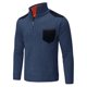 thumbnail image 5 of Gibobby Suéter ligero hombre Suéter de manga larga algodón con cuello redondo para hombre, invierno(Azul,Extra Grande), 5 of 5