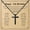 9th birthday Black, variant on 7-20 Years Old Birthday Gifts for Men, Black/Silver/Gold Cross Necklace Birthday Decorations Religious Christian Jewelry for Men, Son, Grandson, Nephew