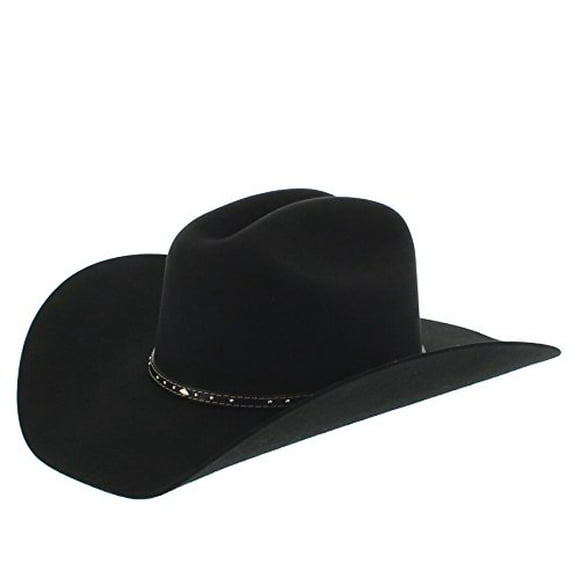 Justin Men's 3X Hills Hat, Black, 7 1/4