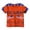 AB489 Orange, variant on Tisuna USA Anniversary 250 Years T Shirts For Boys Kids Short Sleeve Crew Neck American Flag Tops Soft 4Th Of July T Shirts For Toddler And Tweens 1-14 Years