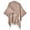 Khaki, variant on Wrapped in Warmth Women's Shawl Wrap Cape with Open Front Poncho Cardi Wrap for Cozy Winter