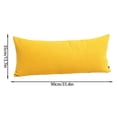 thumbnail image 2 of YUELONGHU Corduroy Long Rectangular Throw for Living Room Sofa Lumbar Headboard with Zipper Removable and Washable, 2 of 8