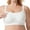 White, variant on Fgnfyis Women's Light Solid Color Thin Adjustable Shoulder Strap Sagging Maternity Breastfeeding Bra Women Bras White S