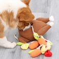 thumbnail image 3 of SPRING PARK Roasted Thanksgiving Turkey Plush Dog Toy with Molar Function for Bite Resistance, 24cm, 3 of 7