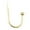 z5-E, variant on Fdelink Household Hooks Clearance! Curtain Wall Hook Gold, Curtain Alloy U Shaped Crystal Wall Hook Electro Galvanized Curtain Hook