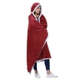 thumbnail image 7 of Catalonia Wearable TV Blanket with Sleeves Arms Warm Micro Plush Sherpa Fleece for Adult Large Wrap Throw Robe 72 x 55”, 7 of 7