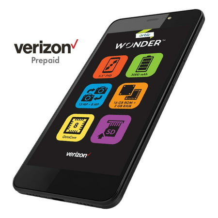 Verizon Wireless Orbic Wonder 16GB Prepaid 4G LTE Android Smartphone ( Certified