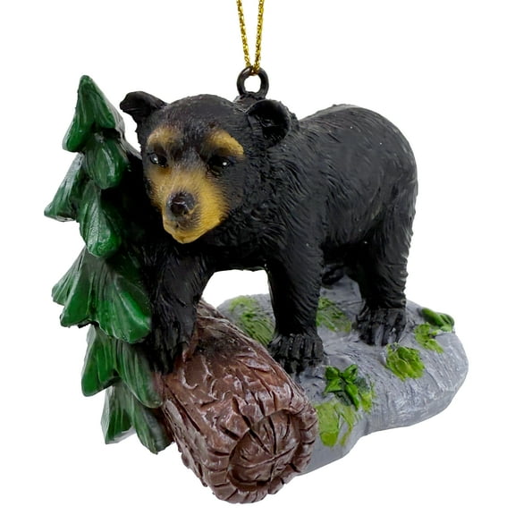Bear Ornament - Black Bear Forest Animal Christmas Tree Holiday Decoration