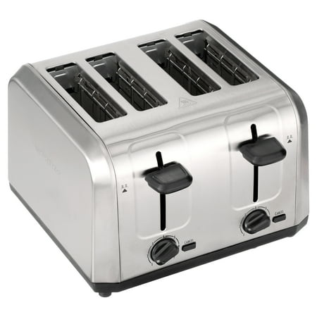 Hamilton Beach - 4-Slice Stainless Steel Extra Wide-Slot Toaster - Stainless Steel