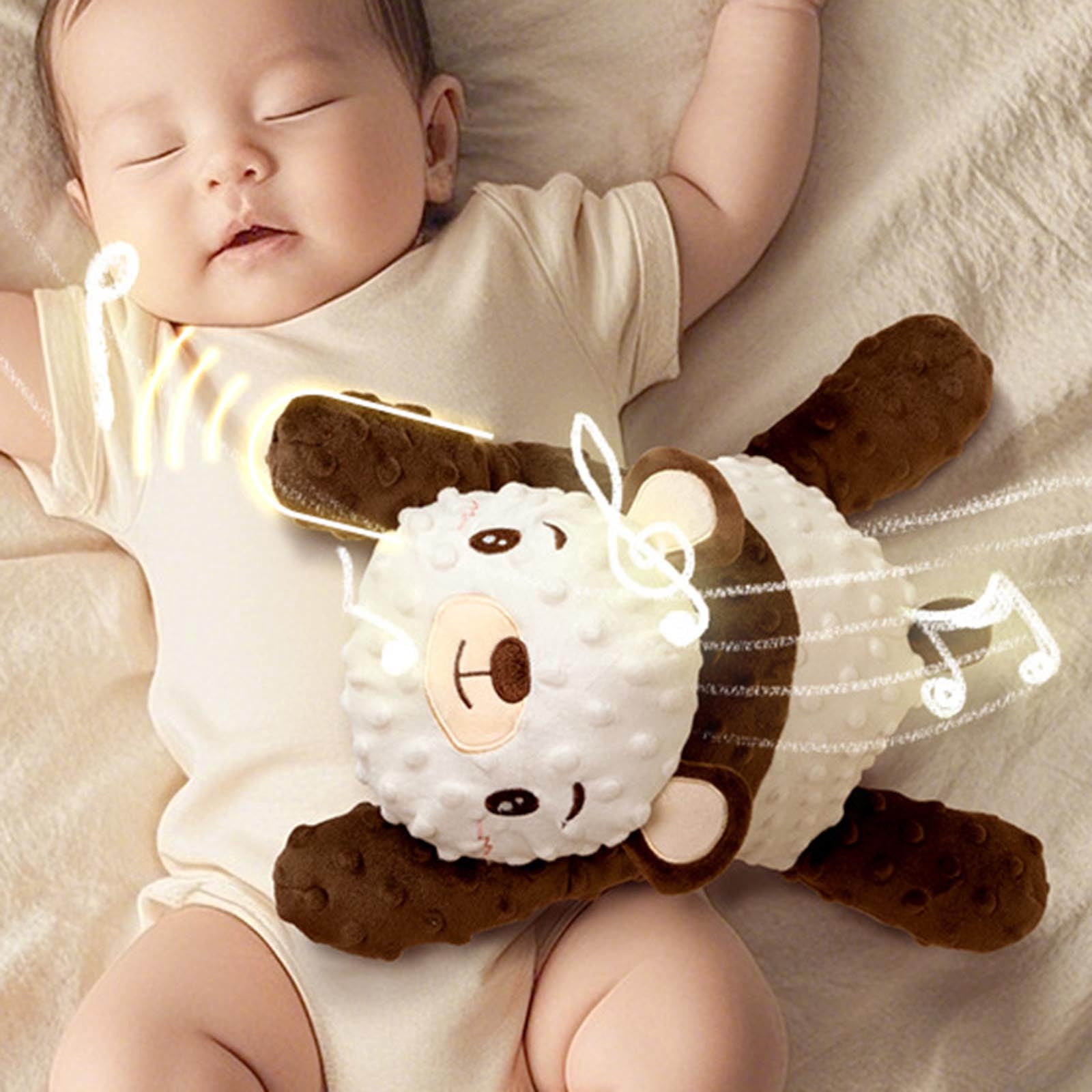 Easter Bunny Soother soothing companion - Plush Rabbit with Gentle Patting Vibrations, Adjustable Speed Pacifier Holder, Soothing Crib Toy, Easter Gifts, Graduation Gifts