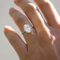 thumbnail image 5 of solitaire jewels 3.75CT Oval Moissanite Solitaire Engagement Ring For Women, 14K White Gold, 5 of 7