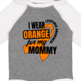 thumbnail image 4 of Inktastic I Wear Orange for My Mommy Leukemia Awareness Boys or Girls Long Sleeve Baby Bodysuit, 4 of 5