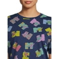 thumbnail image 4 of MTV Women’s Knit Tee, 4 of 5