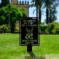 thumbnail image 3 of Glowneon Dog On Site Metal Yard Stake, Scottish Terrier Dog Stake, 3 of 5