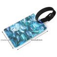 thumbnail image 4 of Balery Blue Kyanite Print Durable Luggage Tags with Secure Strap, Personalized Travel ID Tags for Suitcases, Bags, and Backpacks - Easy Identification for Men and Women, 4 of 8